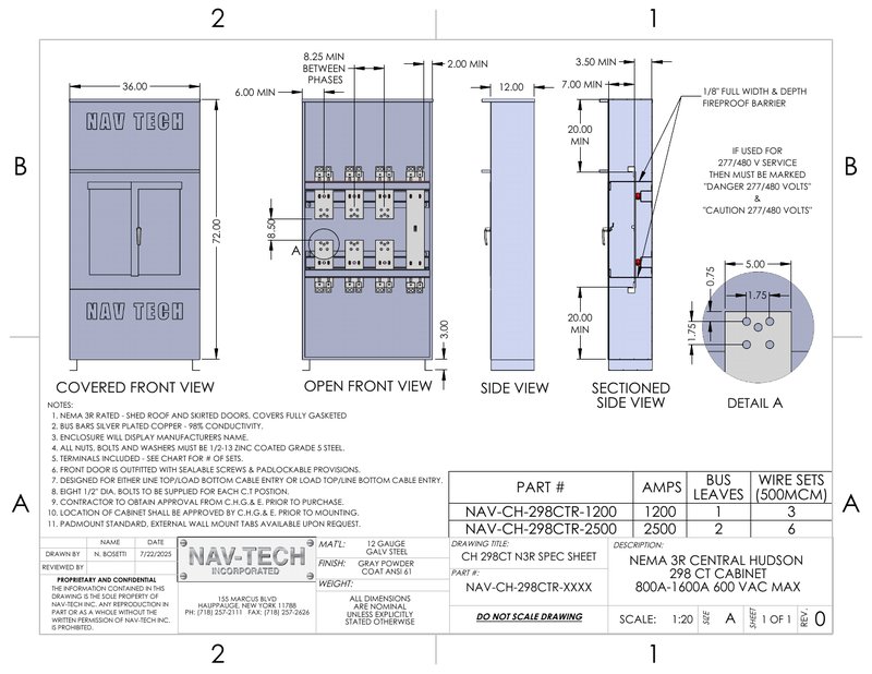Ch 289CT N3R drawing